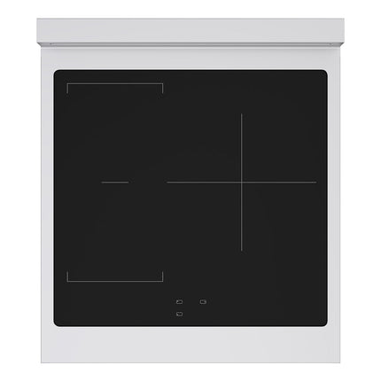 ZLINE 24 in. 3.2 cu. ft. Paramount Induction Range with 3 Element Cooktop and Electric Convection Oven in Stainless Steel (SINR24)