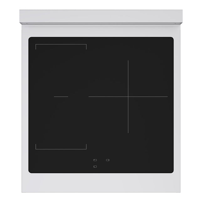 ZLINE 24 in. 3.2 cu. ft. Paramount Induction Range with 3 Element Cooktop and Electric Convection Oven in Stainless Steel (SINR24)