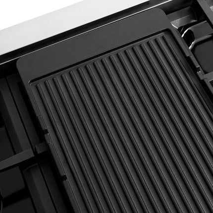 ZLINE Autograph Edition 48 in. Paramount Gas Rangetop with 8 Burner DuoPro™ Cooktop in Stainless Steel and Champagne Bronze Accents (PSRTZ-48-CB)