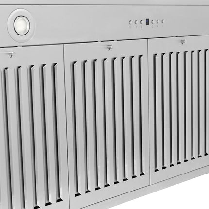 ZLINE 48 in. Autograph Edition Convertible Stainless Steel Range Hood with Stainless Steel Shell and Polished Gold Accents (KB4STZ-48-G)