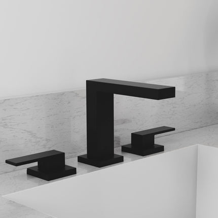 ZLINE Palisades Modern Widespread Bath Faucet in Matte Black (RBCN3-BF-MB)