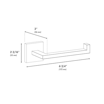 ZLINE Palisades Toilet Paper Holder in Champagne Bronze (RBCN1-TP-CB)