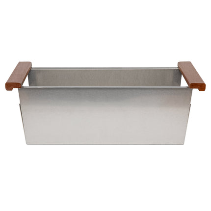 ZLINE 27 in. Garmisch Undermount Single Bowl Satin Stainless Steel Kitchen Sink with Bottom Grid and Accessories (SLS-27S)