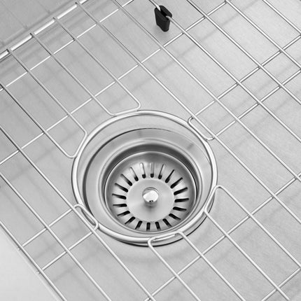 ZLINE 43 in. Garmisch Undermount Single Bowl Satin Stainless Steel Kitchen Sink with Bottom Grid and Accessories (SLS-43S)
