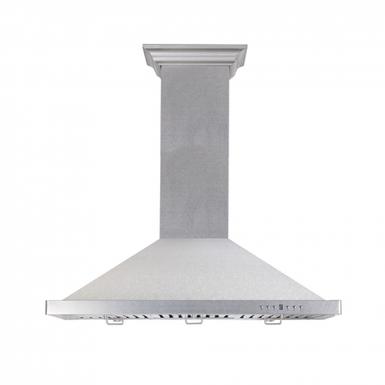 ZLINE 36 in. Designer Series Satin Stainless Steel Convertible Vent Wall Mount Range Hood (8KBS-36)