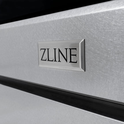 ZLINE 48 in. 6.7 cu. ft. Select Double Oven Dual Fuel Range with 8 Burner Gas Cooktop in Satin Stainless Steel (HDRS-48)