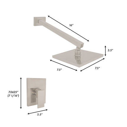 ZLINE Bliss Shower Faucet in Brushed Nickel (BLS-SHF-BN)