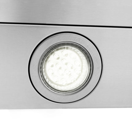 ZLINE 30” Alpine Series Convertible Island Mount Range Hood in Stainless Steel with Remote Control, LED lighting, and Dishwasher-Safe Baffle Filters (ALP70IS-30)