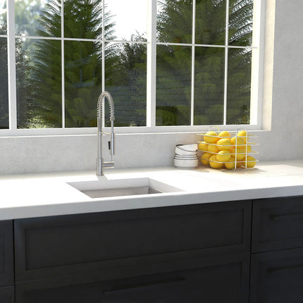 ZLINE 15 in. Boreal Undermount Single Bowl Bar Kitchen Sink in Stainless Steel (SUS-15)