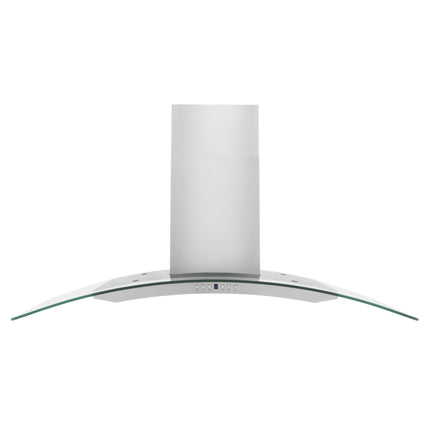 ZLINE 48" Convertible Vent Convertible Vent Wall Mount Range Hood in Stainless Steel & Glass (KN4-48)
