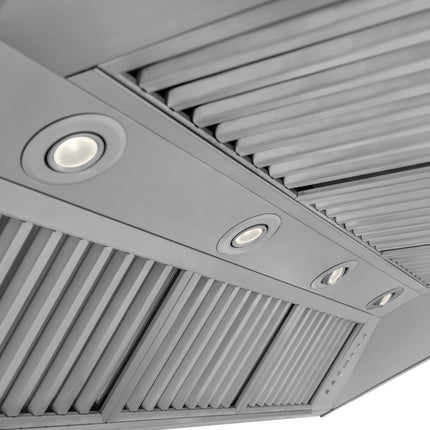 ZLINE 54" Professional Convertible Vent Wall Mount Range Hood in Stainless Steel (597-54)