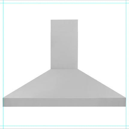 ZLINE 54" Professional Convertible Vent Wall Mount Range Hood in Stainless Steel (597-54)