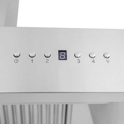 ZLINE 54" Professional Ducted Wall Mount Range Hood in Stainless Steel (697-54)