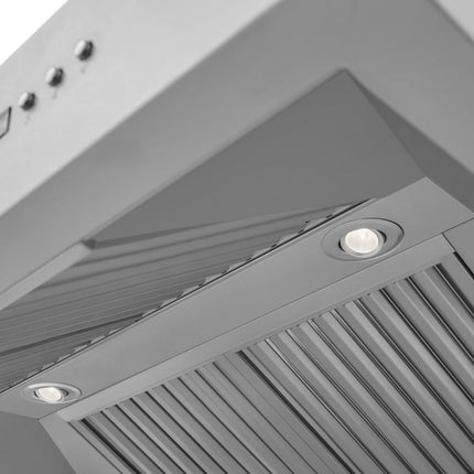 ZLINE 36" Professional Ducted Wall Mount Range Hood in Stainless Steel (697-36)