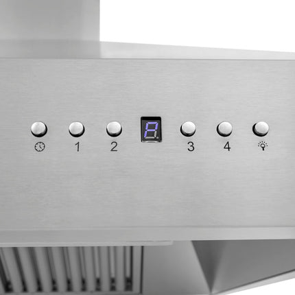 ZLINE 36" Professional Ducted Wall Mount Range Hood in Stainless Steel (697-36)