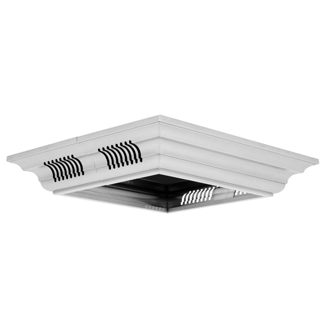 ZLINE Crown Molding in Stainless Steel with Built-in Bluetooth Speakers (CM6-BT-GL9i) Plaza Home Decor