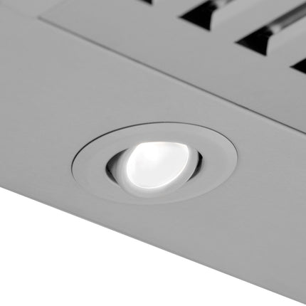 ZLINE 42" Convertible Wall Mount Range Hood in Stainless Steel with Set of 2 Charcoal Filters, LED lighting and Dishwasher-Safe Baffle Filters (KB-CF-42)