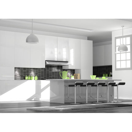 ZLINE 30 inch 280 CFM Ducted Under Cabinet Range Hood in Stainless Steel - Hardwired Power (615-30)
