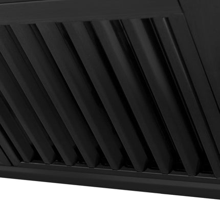 ZLINE 30" Black Stainless Steel Range Hood with Black Stainless Steel Handle (BS655-30-BS)