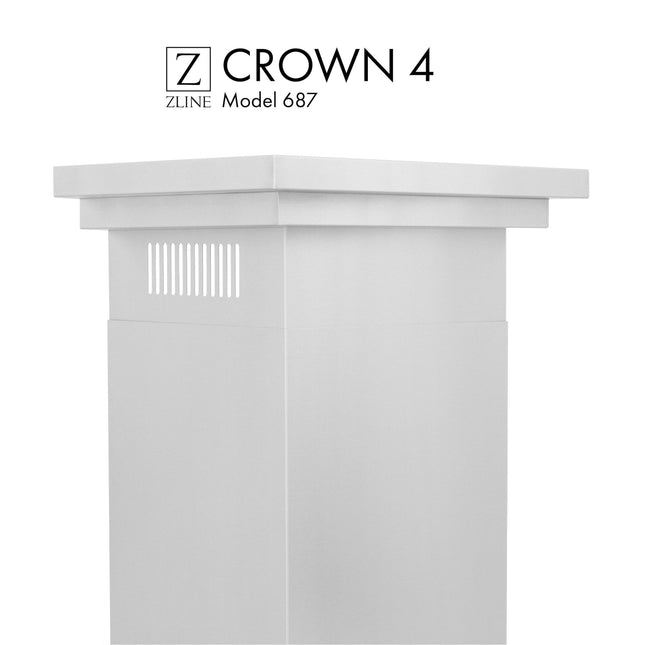ZLINE Crown Molding Profile 4 for Wall Mount Range Hood (CM4-687)
