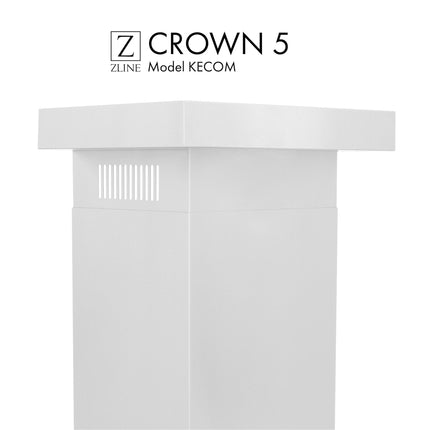 ZLINE Crown Molding Profile 5 for Wall Mount Range Hood (CM5-KECOM)