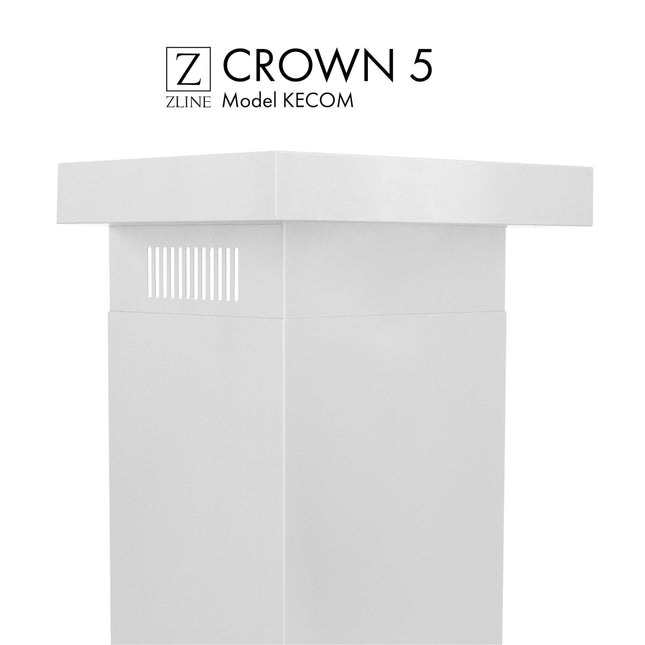 ZLINE Crown Molding Profile 5 for Wall Mount Range Hood (CM5-KECOM)