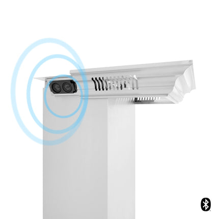 ZLINE Crown Molding in Stainless Steel with Built-in Bluetooth Speakers (CM6-BT-KN/KN4)