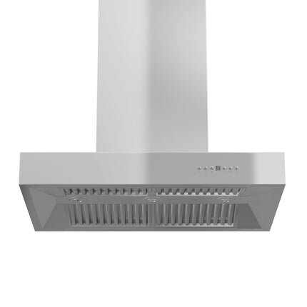 ZLINE 36" Ducted Professional Island Mount Range Hood in Stainless Steel (KECOMi-36)