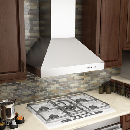 ZLINE 42 in. Professional Ducted Vent Wall Mount Range Hood in Stainless Steel (667-42)
