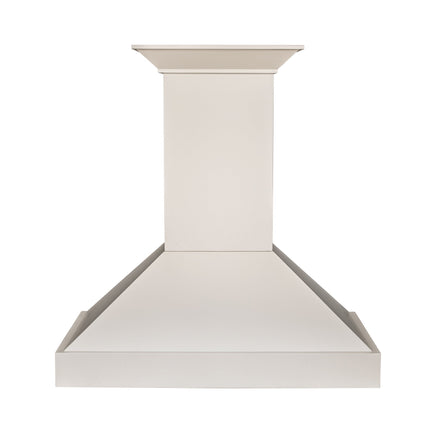 ZLINE 48" Ducted Wooden Wall Mount Range Hood in Cottage White (KBTT-48)