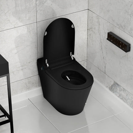 ENVO Echo Elongated 1.28 GPF Smart Bidet Toilet with Auto Open Close, Auto Flush, and Heated Seat TL-STFF950WH Anzzi