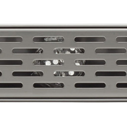 ALFI brand ABLD36C-BSS 36" Modern Stainless Steel Linear Shower Drain with Groove Holes Alfi Brand